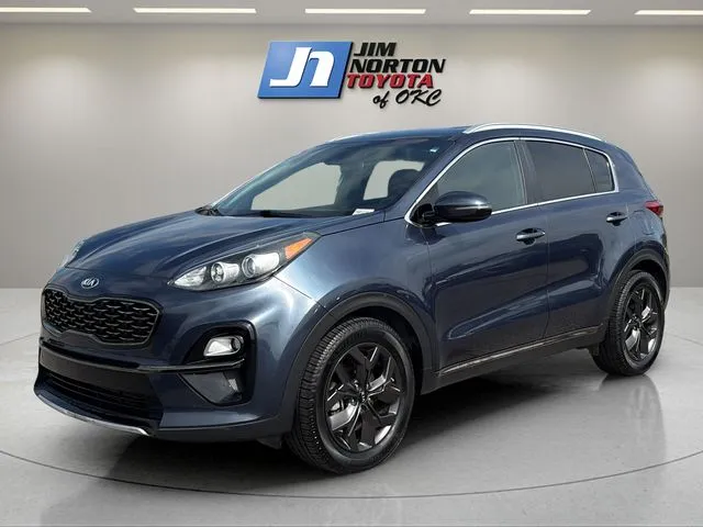 Blue 2021 Kia Sportage S for sale in Oklahoma City, OK