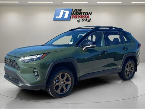 Black 2025 Toyota RAV4 Hybrid Woodland Edition for sale in Oklahoma City, OK