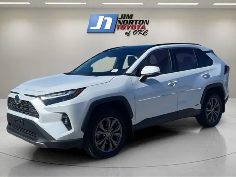 White 2023 Toyota RAV4 Hybrid Limited for sale in Oklahoma City, OK
