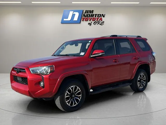 Red 2022 Toyota 4Runner SR5 Premium for sale in Oklahoma City, OK