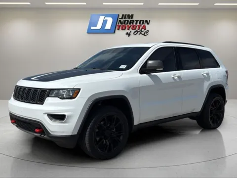 Blue 2017 Jeep Grand Cherokee Trailhawk for sale in Oklahoma City, OK
