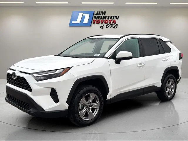 White 2025 Toyota RAV4 XLE for sale in Oklahoma City, OK