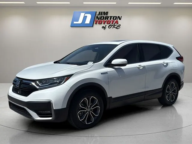 White 2020 Honda CR-V Hybrid EX-L for sale in Oklahoma City, OK