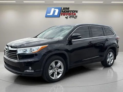 Black 2015 Toyota Highlander Limited Platinum V6 for sale in Oklahoma City, OK
