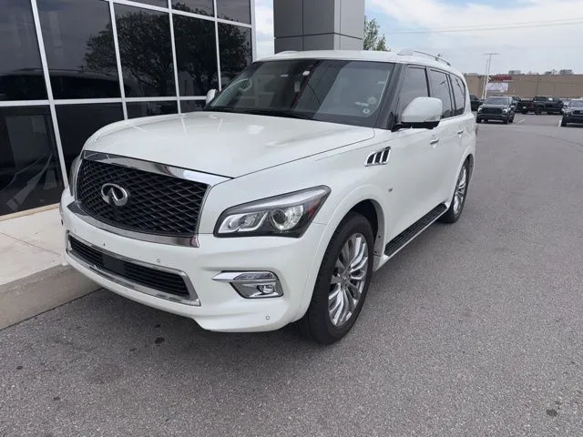 White 2017 INFINITI QX80 for sale in Oklahoma City, OK