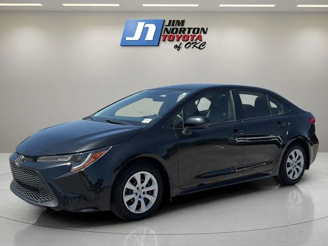 Black 2022 Toyota Corolla LE for sale in Oklahoma City, OK