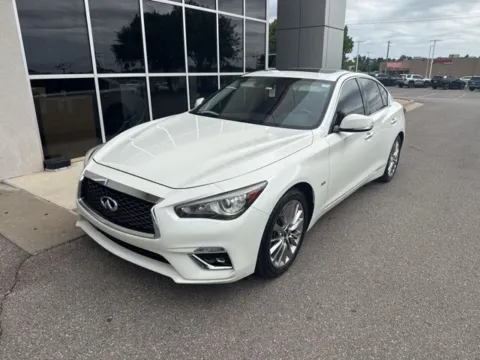 White 2020 INFINITI Q50 3.0t LUXE for sale in Oklahoma City, OK