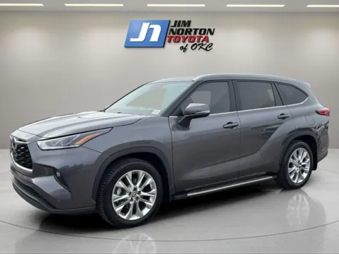 Green 2022 Toyota Highlander Hybrid Limited for sale in Oklahoma City, OK