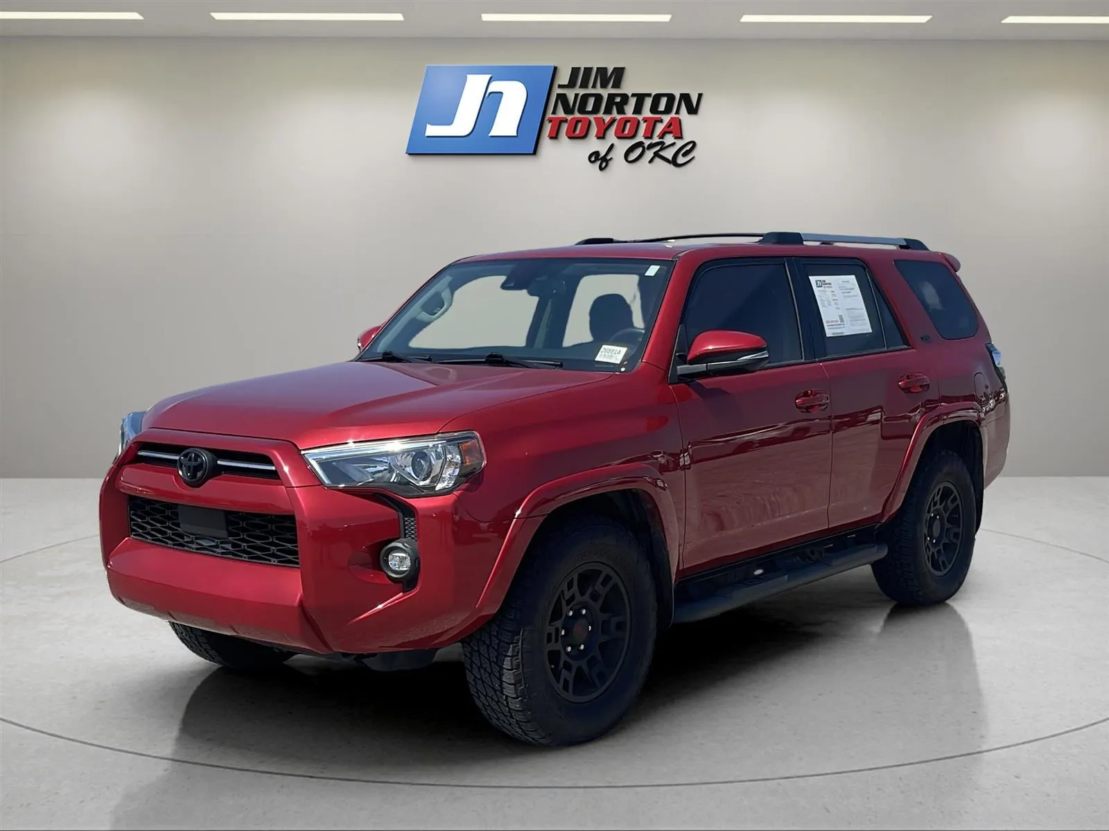 Red 2021 Toyota 4Runner SR5 Premium for sale in Oklahoma City, OK