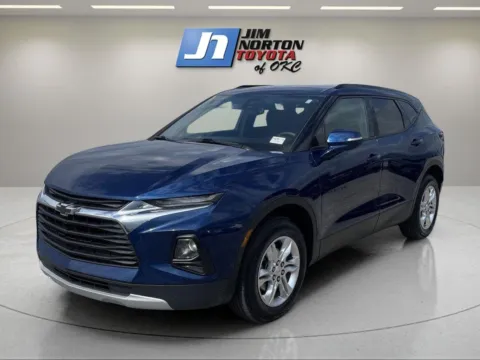 Blue 2022 CHEVROLET Blazer 2LT for sale in Oklahoma City, OK