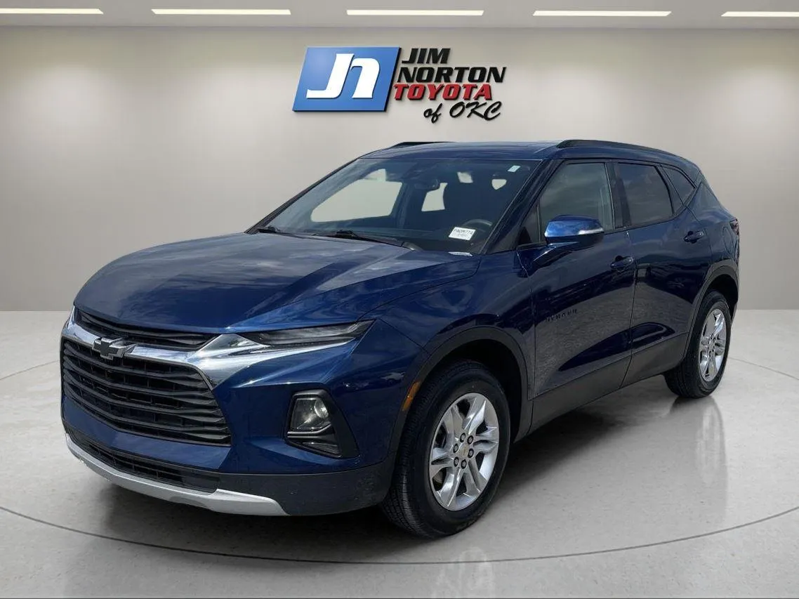 Blue 2022 CHEVROLET Blazer 2LT for sale in Oklahoma City, OK