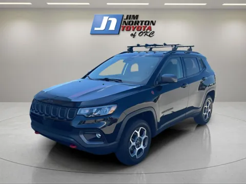 Black 2022 Jeep Compass Trailhawk for sale in Oklahoma City, OK