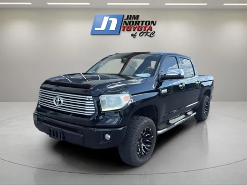 Black 2014 Toyota Tundra 4WD Truck PLATINUM for sale in Oklahoma City, OK