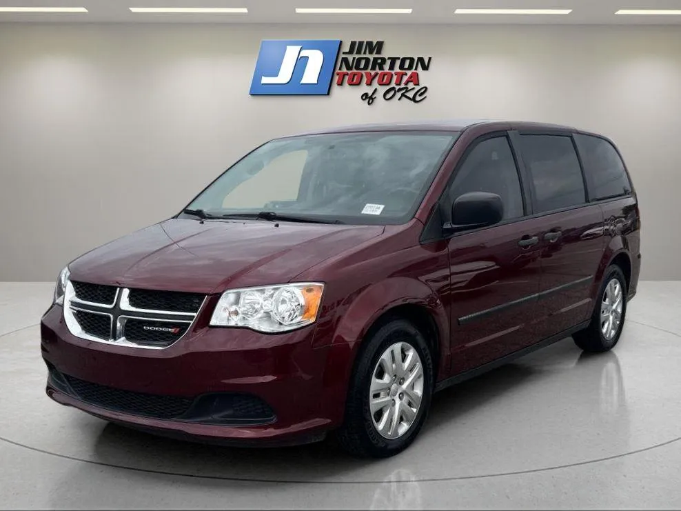 Red 2016 Dodge Grand Caravan American Value Pkg for sale in Oklahoma City, OK