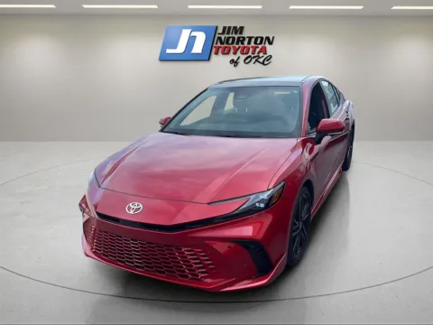Red 2025 TOYOTA Camry XSE for sale in Oklahoma City, OK