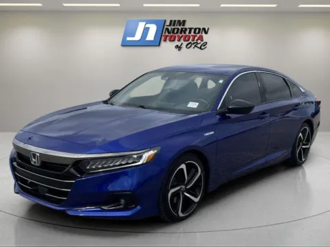 Blue 2022 Honda Accord Hybrid Sport for sale in Oklahoma City, OK