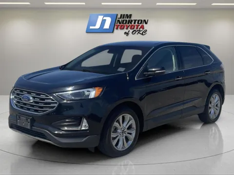 Black 2022 Ford Edge Titanium for sale in Oklahoma City, OK
