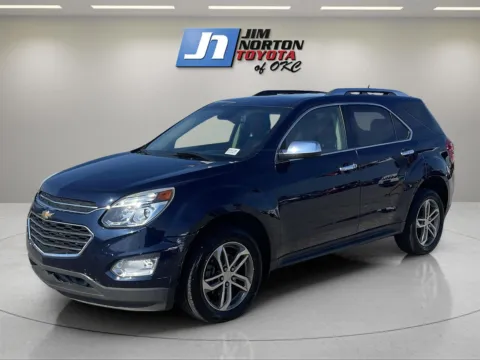 Blue 2017 Chevrolet Equinox Premier for sale in Oklahoma City, OK