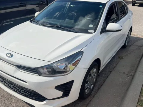 White 2021 Kia Rio S for sale in Oklahoma City, OK