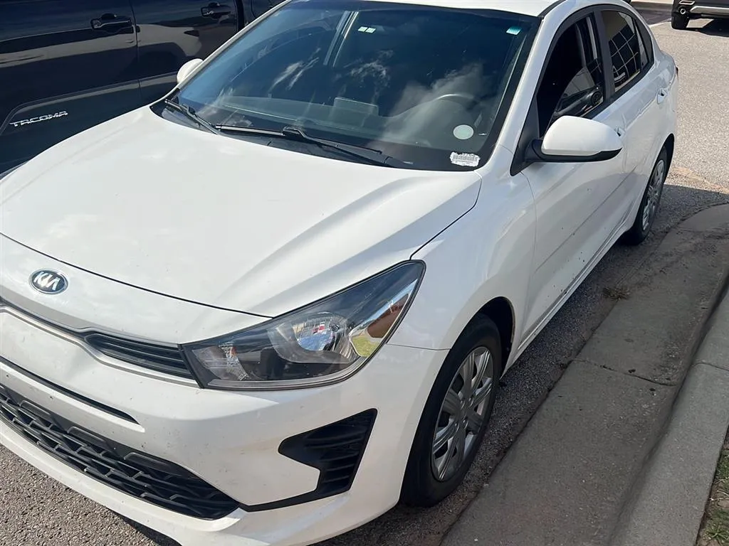 White 2021 Kia Rio S for sale in Oklahoma City, OK