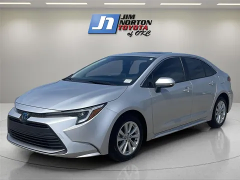 Silver 2025 Toyota Corolla Hybrid XLE for sale in Oklahoma City, OK