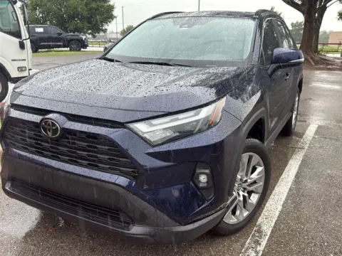 Blue 2023 Toyota RAV4 XLE Premium for sale in Oklahoma City, OK