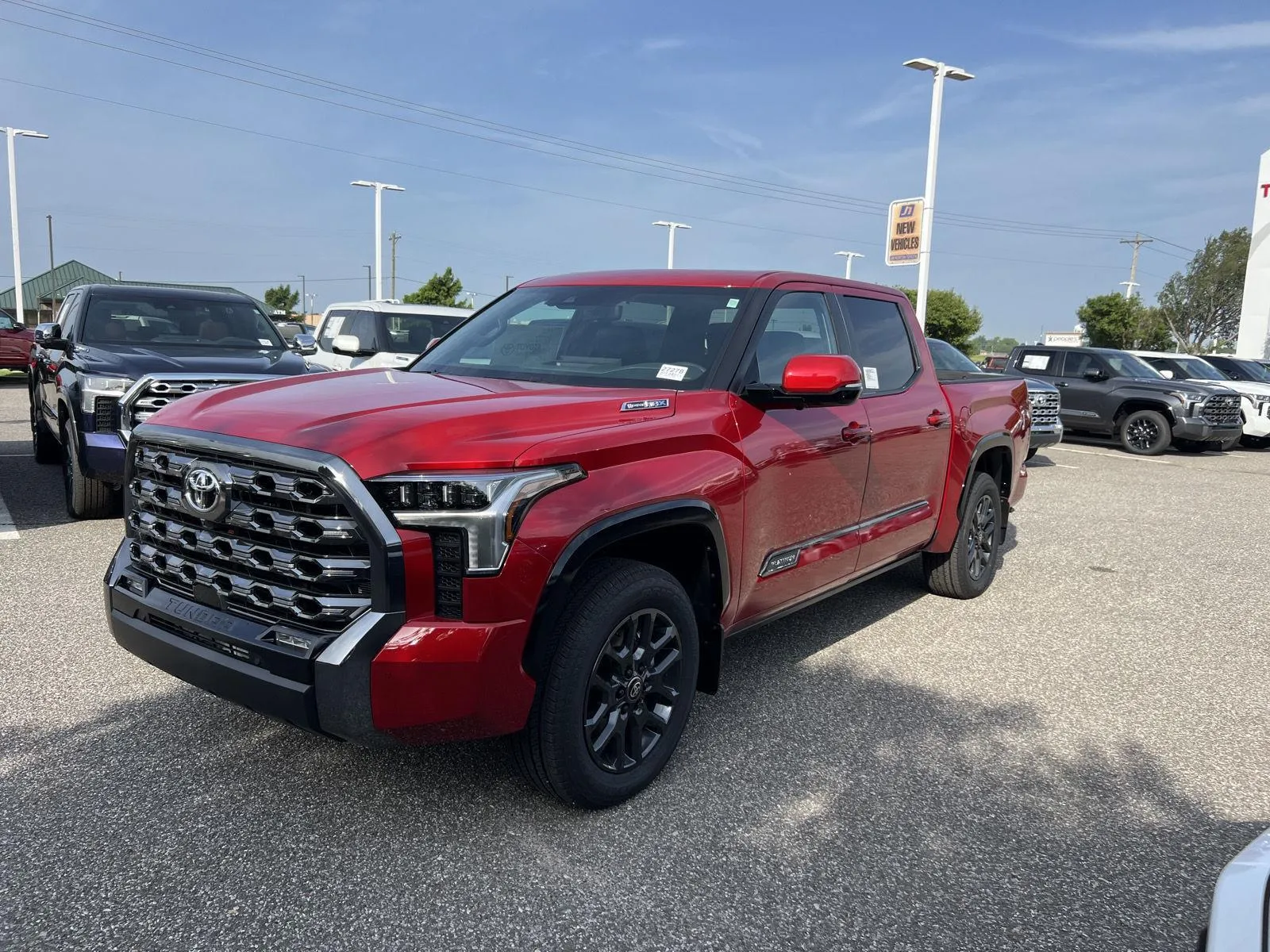 Black 2025 Toyota Tundra Platinum Hybrid for sale in Oklahoma City, OK