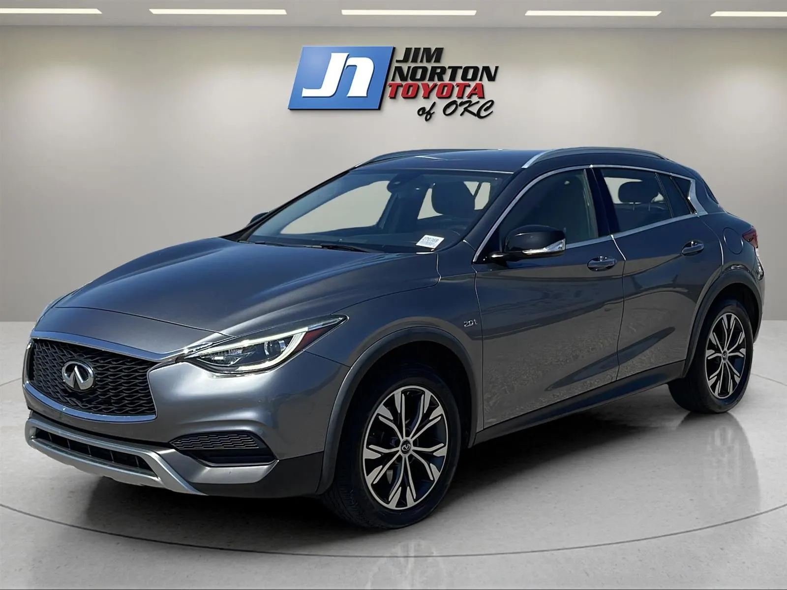 Gray 2018 INFINITI QX30 Luxury for sale in Oklahoma City, OK