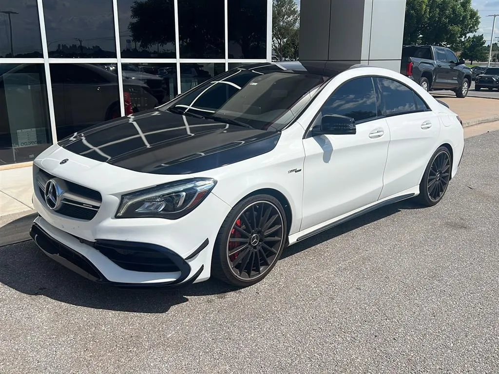 White 2019 Mercedes-Benz CLA AMG CLA 45 for sale in Oklahoma City, OK
