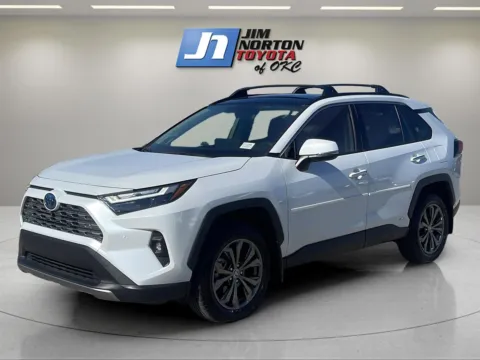 White 2023 Toyota RAV4 Hybrid Limited for sale in Oklahoma City, OK