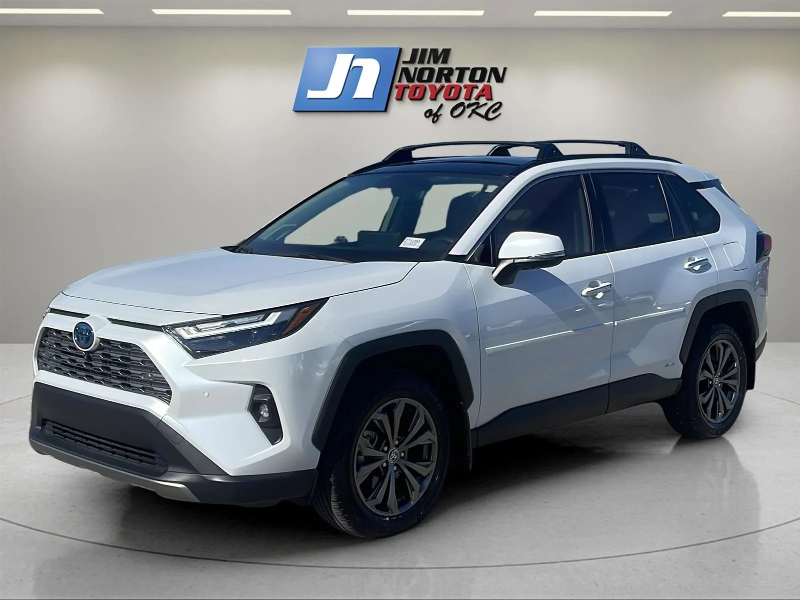 White 2023 Toyota RAV4 Hybrid Limited for sale in Oklahoma City, OK