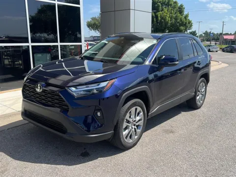 Blue 2022 Toyota RAV4 XLE Premium for sale in Oklahoma City, OK