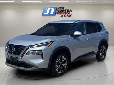 Silver 2023 Nissan Rogue SV for sale in Oklahoma City, OK