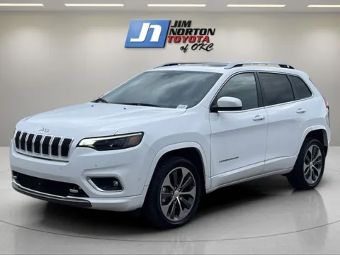 White 2019 Jeep Cherokee Overland for sale in Oklahoma City, OK