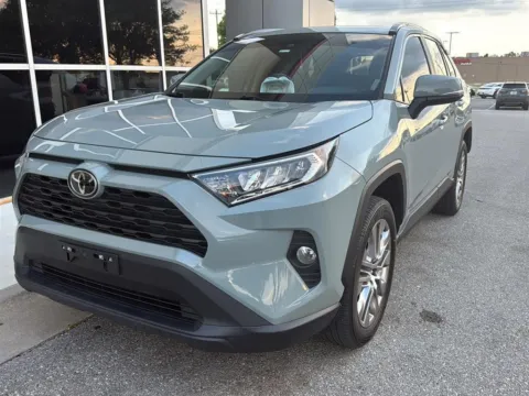 Gray 2021 Toyota RAV4 XLE Premium for sale in Oklahoma City, OK