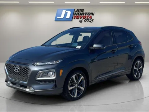 Gray 2021 Hyundai Kona Ultimate for sale in Oklahoma City, OK