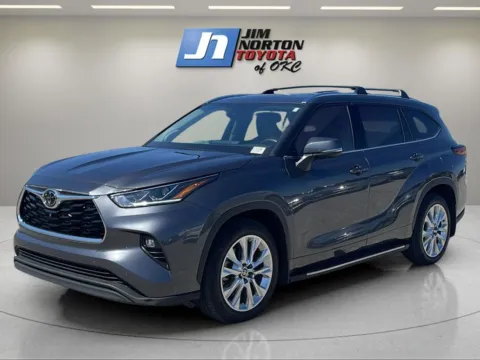 Gray 2021 Toyota Highlander Limited for sale in Oklahoma City, OK