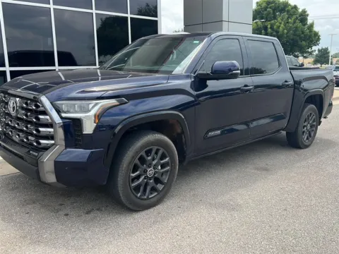 Blue 2024 Toyota Tundra Platinum for sale in Oklahoma City, OK