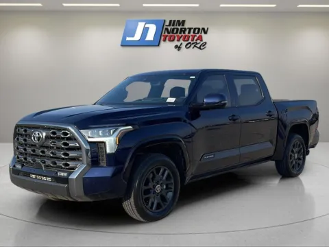 Blue 2024 Toyota Tundra Platinum for sale in Oklahoma City, OK