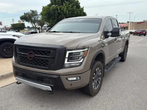 Beige 2023 Nissan Titan XD PRO-4X for sale in Oklahoma City, OK