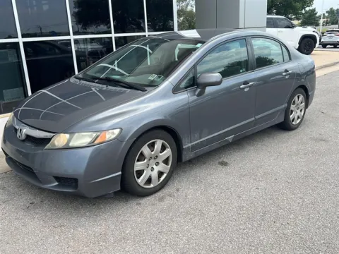 Gray 2010 Honda Civic Sdn LX for sale in Oklahoma City, OK