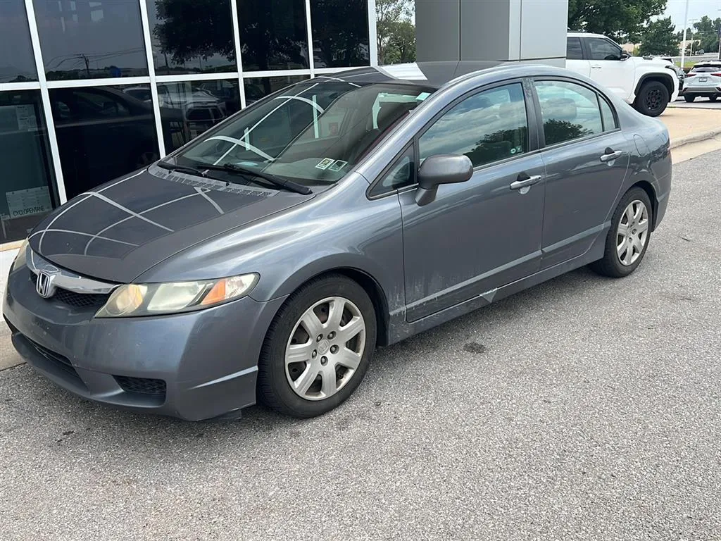 Gray 2010 Honda Civic Sdn LX for sale in Oklahoma City, OK