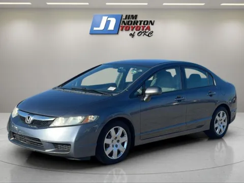 Gray 2010 Honda Civic Sdn LX for sale in Oklahoma City, OK