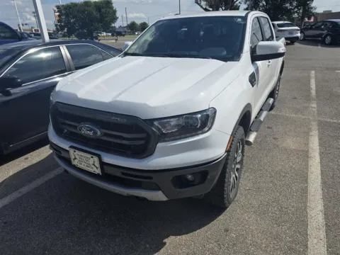 White 2021 Ford Ranger LARIAT for sale in Oklahoma City, OK