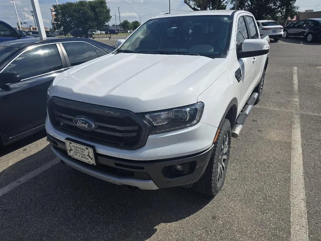 White 2021 Ford Ranger LARIAT for sale in Oklahoma City, OK