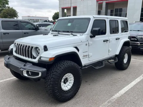 White 2024 Jeep Wrangler Sahara for sale in Oklahoma City, OK