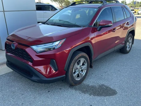 Red 2024 Toyota RAV4 Hybrid XLE for sale in Oklahoma City, OK