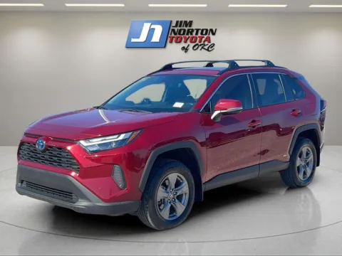 Red 2024 Toyota RAV4 Hybrid XLE for sale in Oklahoma City, OK