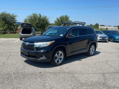 Black 2015 Toyota Highlander Limited for sale in Oklahoma City, OK