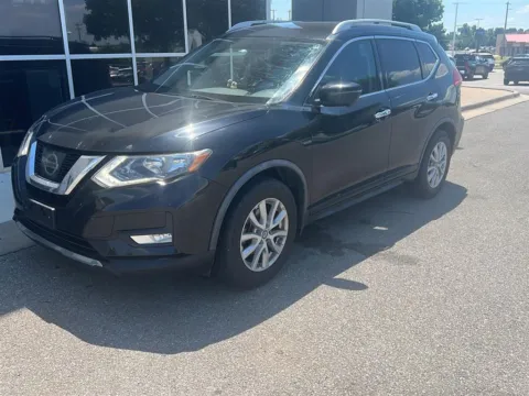 Black 2017 Nissan Rogue SV for sale in Oklahoma City, OK